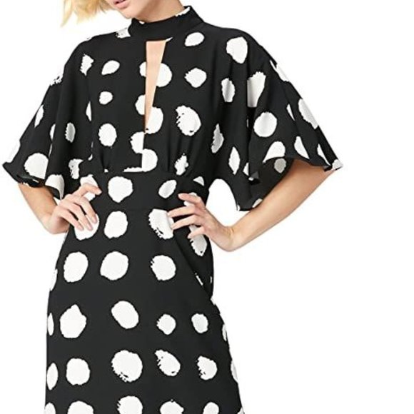 Keyhole Maxi Evening Dress with Side Slits - Picture 2 of 6